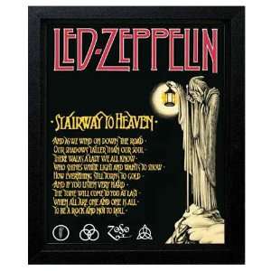  Led Zeppelin Stairway To Heaven 8 x 10 Framed Print