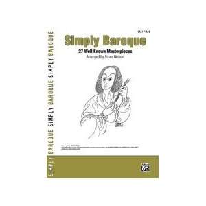  Simply Baroque   Easy Piano   27 Well Known Masterpieces 