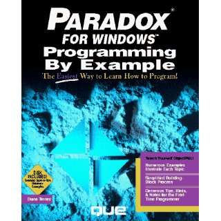  Paradox for Windows Programming by Example/Book and Disk 