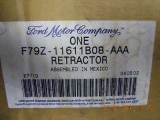 FORD F79Z 11611B08 AAA RETRACTOR SEAT BELT ASSY  