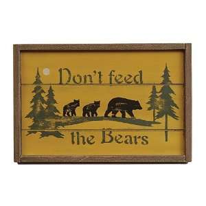  Don’t Feed the Bears Sign: Patio, Lawn & Garden