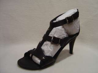 Seven for all Mankind Black Leather Heels NIB $280  