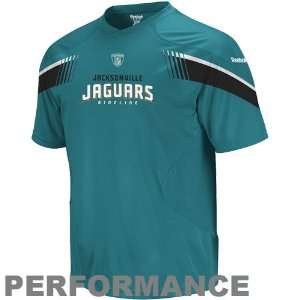  Jacksonville Jaguars Sideline Training V neck Crew T Shirt Extra Large