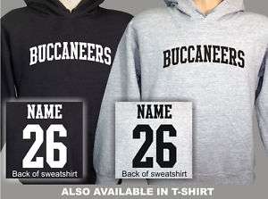 Tampa Bay Buccaneers Sweatshirt Custom Name & Number  
