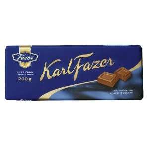 Fazer Blue Chocolate Bar  Grocery & Gourmet Food