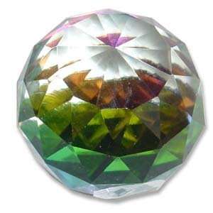 Multi Faceted Crystal   2  Feng Shui Crystal for Chi Cleansing and 