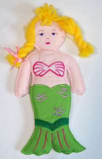 Rosalina Paper Dolls Mermaid Dress N Play Puppet VGUC Cloth Paperdolls 