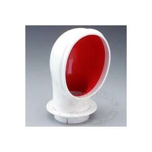  Nicro Red Interior PVC Ventilator N10964 4 in. Ventilator 