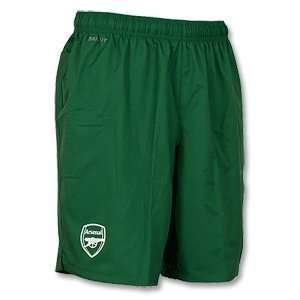  11 12 Arsenal Away GK Shorts   Green