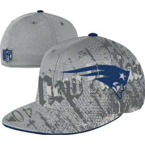   Patriots Flex Hat Grey Series Flat Brim Flex Hat