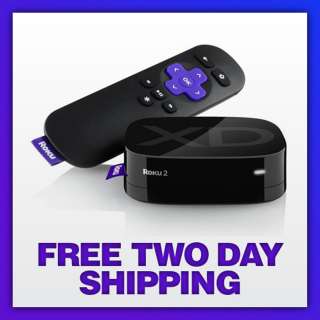 BRAND NEW Roku 2 XD Streaming Player 1080p   Built in Wi Fi & 300 