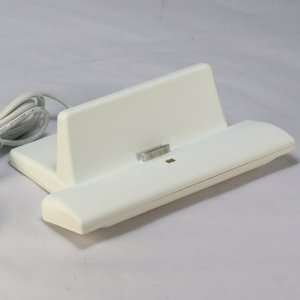 Convenient White Dock Stand Cable UsB Charger For iPad/iphone (0445 2)