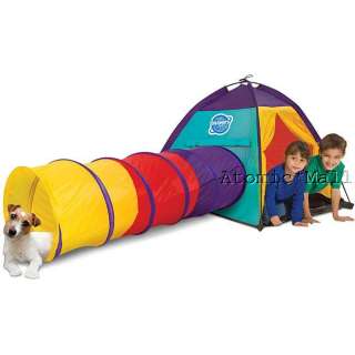 Discovery Kids 2 Piece Adventure Play Tent & Crawl Tunnel NEW  