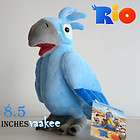 3PCS RIO Blu Jewel Rafael Plush Toy Toucan Parrot Stuffed Animal Doll
