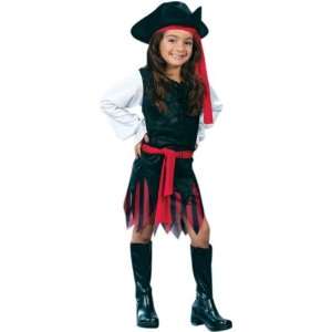  Childs Caribbean Pirate Costume (Size:LG 12 14): Toys 
