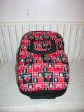 INFANT CAR SEAT CARRIER COVER M/W CHICAGO BULLS FABRIC  