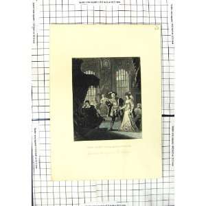  Hogarth Print Scene King Henry Vii Anna Boleyne