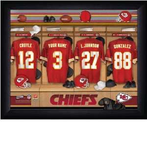  Kansas City Chiefs Personalized Locker Room Print Sports 