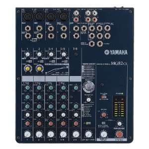  Yamaha 82MSR 8 Channel Mixer 500 Watt Professional System with 10 