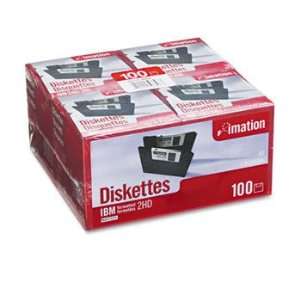  IMATION 3.5 Inch Diskettes IBM Formatted DS/HD 100/Pack 