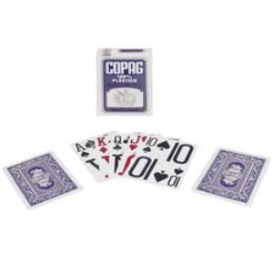   CopagT Poker Size Magnum Index   Single Blue Deck