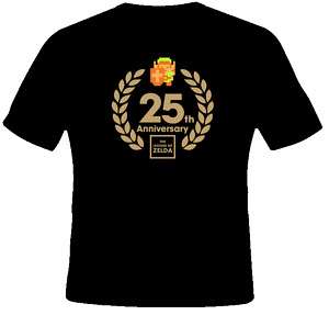 The Legend Of Zelda 25th Anniversary T Shirt  