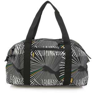 BN Puma Core Lite Big Handbag Boston Travel Bag Black White Graffiti 