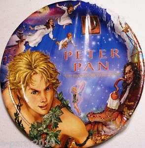 PETER PAN Birthday Party Supplies ~ (8) LARGE PLATES 073525529356 