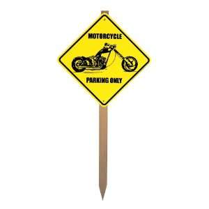   Parking Xing Caution Crossing Yard Sign on a Stake: Pet Supplies