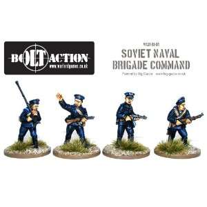  Bolt Action 28mm Soviet Naval Brigade Command: Toys 
