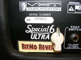 BITMO V VERB REVERB   mod kit for VHT Special 6 Ultra head or combo 