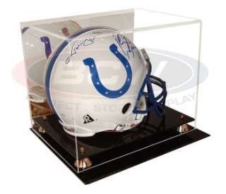 Deluxe Acrylic NFL NCAA Football Nascar Helmet Display Case With 