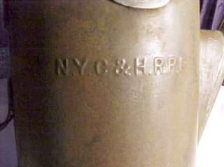   Railroad lamp oil can New York Central & Hudson River Rail Road  