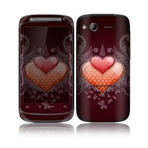 HTC Desire S Decal Skin   Double Hearts 