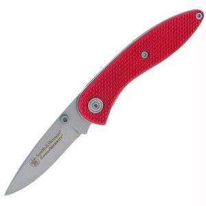 Smith & Wesson CK107RD Homeland Security Knife, Red