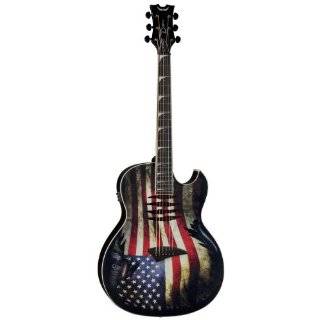 Dean Guitars MAKO GLORY Acoustic Electric Guitar   Glory USA Flag 