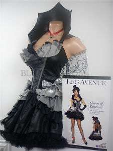 Queen of Darkness Leg Avenue Halloween Costume S,M,L  
