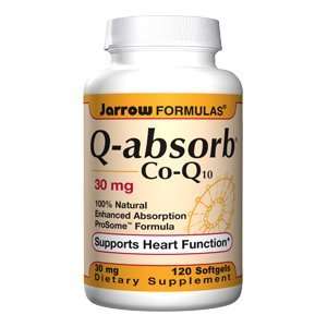 jarrows Formulas Q absorb, 30 mg Size 120 Softgels 