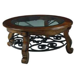  Hammary Siena 40 Inch Round Cocktail Table