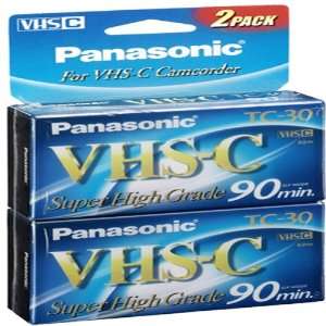  Super High grade Vhs c Videocassette(2 pk.) Electronics