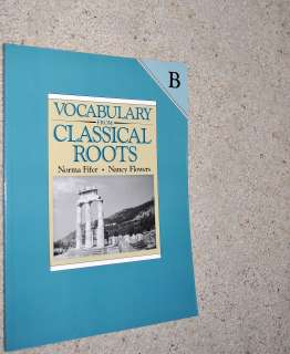   from Classical Roots   Level B Book (Student Workbook) ~NEW! SAVE 30%
