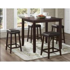  5PC Counter Height Table Set: Furniture & Decor