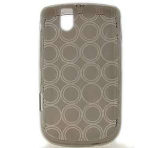 Crystal Skin TPU Glove SMOKE with CIRCLES Design Soft Cover Case for 