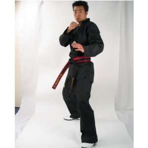  BMA Black Taekwondo TKD Dry Fit Uniform
