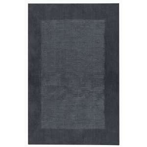   Blue Denim wool hand loomed area rug 8.00 x 11.00.