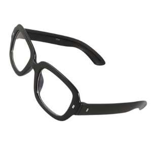  Black Full Rim Multi Coated Lens Plano Plain Glasses for Men Women 