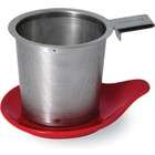 For Life Red hook Handle Tea Infuser +dish Set