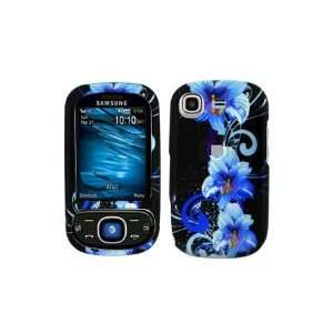  Samsung A687 Strive Graphic Case   Blue Flower: Cell 