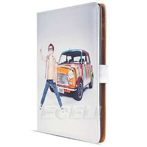  Ecell   KID & MINI CAR BOOK STYLE FOLIO LEATHER CASE FOR 
