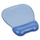   51430   Gel Mouse Pad w/Wrist Rest, Nonskid Base, 8 1/4 x 9 5/8, Blue